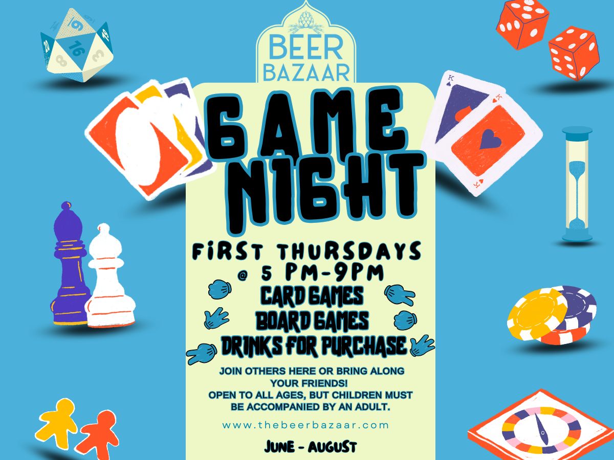 Game Night at Beer Bazaar (Summer Schedule)